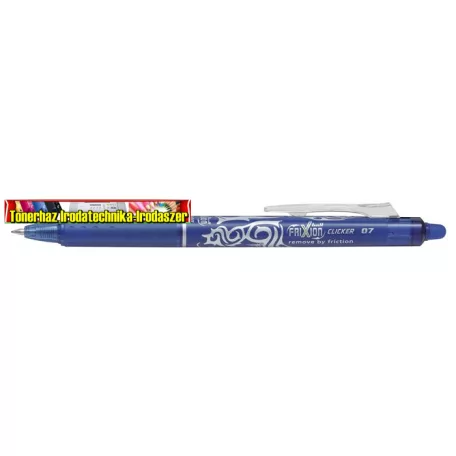 Pilot FriXion Clicker BLRT-FR7 törölhető (radírozható) nyomógombos rollertoll 0,7mm KÉK