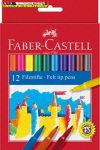 Faber-Castell 12es filctoll készlet (rostiron)