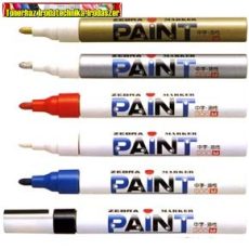 Zebra Paint Marker Lakkmarker olajbázisú (lakkfilc) 1,5mm arany,zöld,lila,ezüst