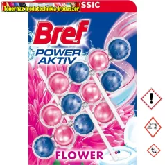   Bref Power Aktiv Fresh Flower WC-Frissítő Trio pack (3x50g)