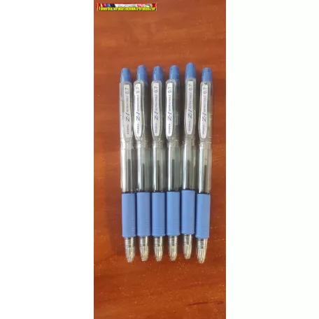 Zebra Z-1 Retractable Golyóstoll, 0,7 mm, nyomógombos kék