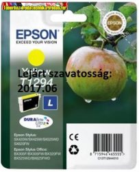 - Lejárt szavatosság- Epson T1294 eredeti yellow tintapatron 7ml