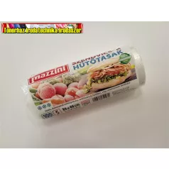   Hűtő- és uzsonnástasak, 100 db, 30x40 cm, 5 l, MAZZINI, átlátszó