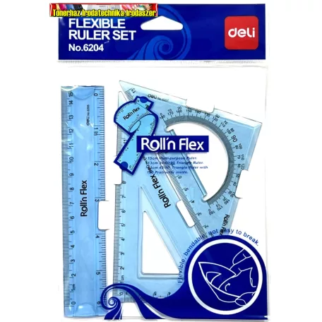 Deli  Vonalzó szett hajlítható - 6204