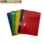   Trend/Optima A/4 glossy gumis mappa 400gr. karton kül. színben