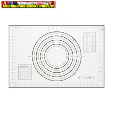 57520  Szilikon nyújtólap - mérettáblázattal - 60 x 40 cm