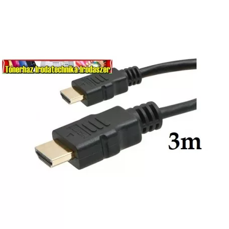 HDMI-mini HDMI kábel 3m aranyozott v1.4 Goobay 31933 