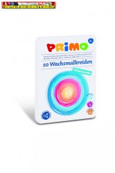 Zsírkréta PRIMO 130PA10 vízzel keverhető, 10db-os készlet, fém dobozban