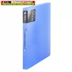   Gyűrűskönyv A4, 2 gyűrűs 2cm gerinc PP,  P+P Opaline kék