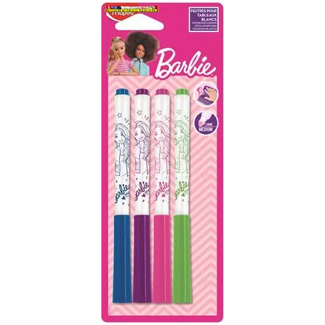 Táblamarker készlet, 1,5 mm, MAPED Barbie, 4 különböző szín