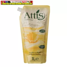 Attis folyékony szappan utántöltő 1l Milk&Honey
