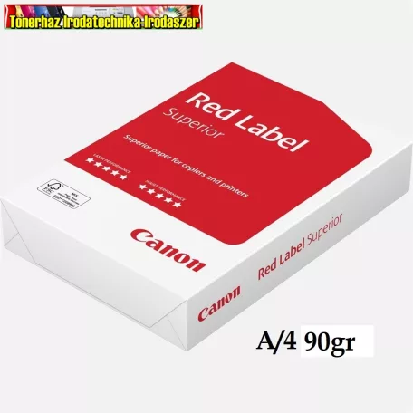 Canon Red Label SUPERIOR (Canon Extra ) A/4 90g fénymásolópapír 500ív/cs ( 4 csg / doboz)