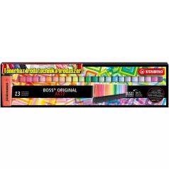   STABILO BOSS original Arty Szövegkiemelő készlet, 2-5 mm,  23 különböző szín