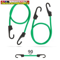 55761C - Professzionális gumipók szett - zöld - 90 cm x 8 mm - 2 db/szett