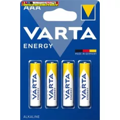 VARTA  Energy Alkaline Mikroceruza Elem, AAA LR03 ,db-ár