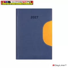   DAYLINER Memphis határidőnapló, naptár, tervező, B/5 heti kék-sárga (2027 évi) (agenda)