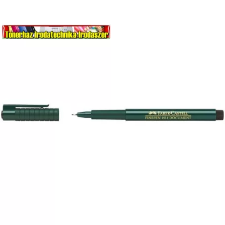 FABER-CASTELL Finepen 1511 Tűfilc, 0,4 mm, fekete