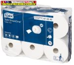  Toalettpapír, T8 rendszer, 2 rétegű, 19,9 cm átmérő, TORK SmartOne® fehér 472242 