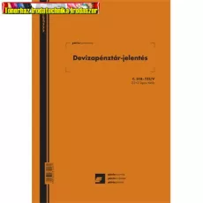 Deviza pénztárjelentés 25x2 lapos tömb A/4 álló PÁTRIA C.318-123/V Deviza pénztárjelentés 25x2 lapos tömb A/4 álló PÁTRIA C.318-123/V