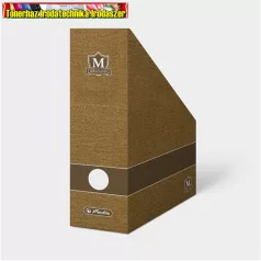   Herlitz Montana A/4 Iratpapucs karton összehajtható  11 cm gerinccel barna