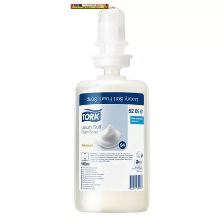TORK Luxus Soft Habszappan, 1 l, S4 rendszer 520901