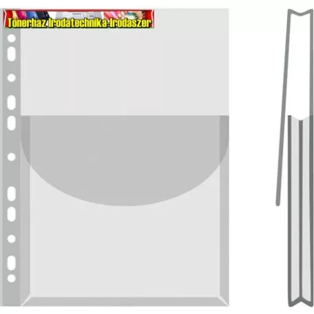 DONAU Katalógustartó (jumbo) genotherm, lefűzhető, A4, 170 mikron, víztiszta, 27 mm,  12db/cs D1775