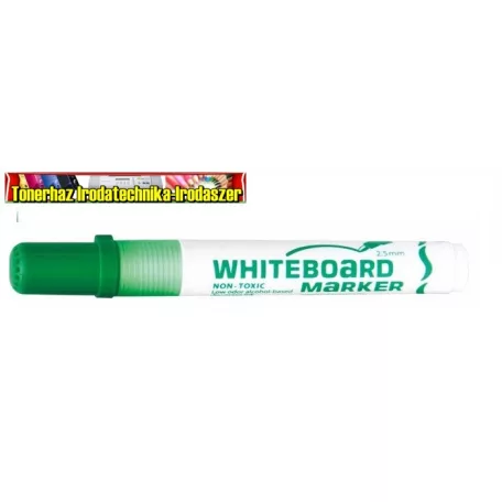 FLEXOFFICE WB02 Táblamarker, 2,5 mm, kúpos,zöld