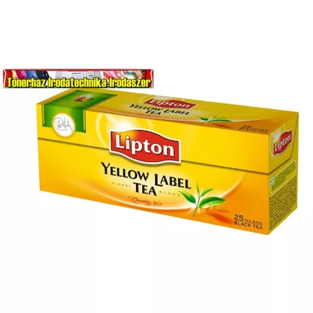  LIPTON Yellow label Fekete tea, 25x2 g