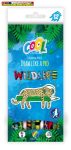   COOL BY VICTORIA Wildlife Színes ceruza készlet, háromszögletű,  12 különböző szín