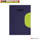 Határidőnapló DAYLINER Memphis, kék-zöld B/6 heti  2027 (agenda,naptár)
