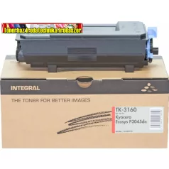   Kyocera TK-3160 fekete INTEGRAL utángyártott  toner 12,5K  TK3160