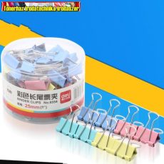 Deli Iratcsipesz (Binder kapocs) színes 19 mm 8555