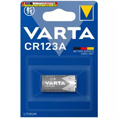 Varta CR123A lithium elem 3V