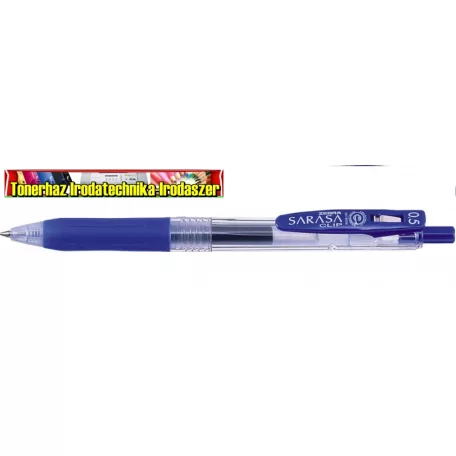 ZEBRA Sarasa Clip nyomógombos 0,5mm KÉK zseléstoll