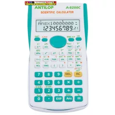   ANTILOP A-8200C SZÁMOLÓGÉP TUDOMÁNYOS 240 FUNKCIÓS,TŰRKIZ KÉK