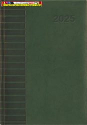 Naptár, tervező, A5, napi, DAYLINER, Tucson zöld 2025. (határidőnapló) (agenda) (A/5)