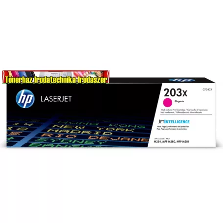 HP 203X CF543X magenta eredeti toner 2,5k