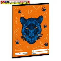   Füzet ARS UNA A/5 32 lapos vonalas 14-32 I. osztályos Black Panther