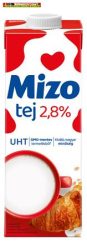 Tartós tej, visszazárható dobozban, 2,8%, 1 l, MIZO UHT 