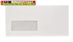   LA/4 szilikonos boríték BAL ablakos 35x90mm 1000db/doboz 110x220mm (LA4)