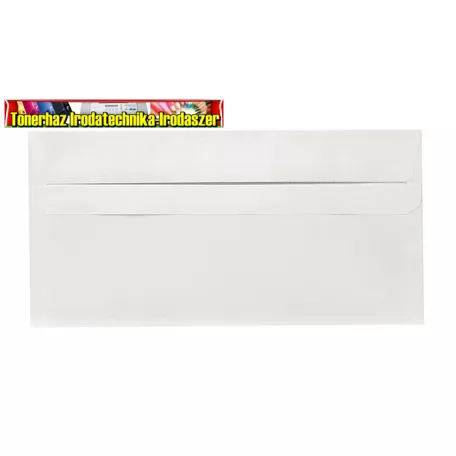 LA/4 szilikonos boríték BAL ablakos 35x90mm 1000db/doboz 110x220mm (LA4)