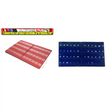 Betűtartó PVC 