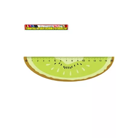 15 cm fa vonalzó gyümölcs vegyes Centrum