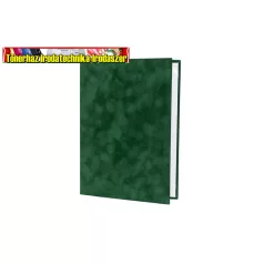 Oklevéltartó, A4, exkluzív, plüss, zöld