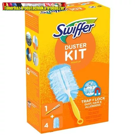SWIFFER Duster Portörlő készlet, 1 nyél + 4 db utántöltő fej, 