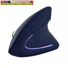 Gembird MUSW-ERGO-01 Ergonomic wireless mouse Black (vezeték nélküli egér)