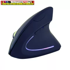   Gembird MUSW-ERGO-01 Ergonomic wireless mouse Black (vezeték nélküli egér)