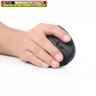 Gembird MUSW-ERGO-01 Ergonomic wireless mouse Black (vezeték nélküli egér)