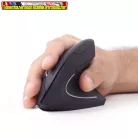 Gembird MUSW-ERGO-01 Ergonomic wireless mouse Black (vezeték nélküli egér)