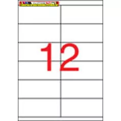   Apli Etikett (öntapadós címke), univerzális, 105x48 mm, APLI, (1200 etikett/csomag) (03139)